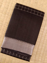 Load image into Gallery viewer, Mangalam - Charcoal Black Chequered