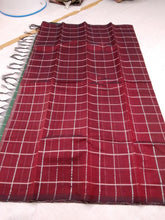 Load image into Gallery viewer, Zari Chequered - Maroon