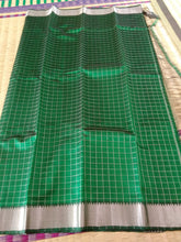 Load image into Gallery viewer, Mangalam - Green Chequered