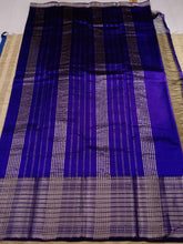 Load image into Gallery viewer, Temple Border Saree Royal Blue