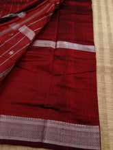Load image into Gallery viewer, Triple Nijam Border Saree Maroon