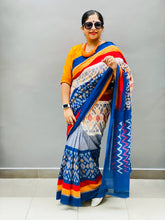 Load image into Gallery viewer, Shwet - Nila Ikkat