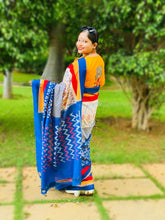 Load image into Gallery viewer, Shwet - Nila Ikkat