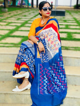 Load image into Gallery viewer, Shwet - Nila Ikkat