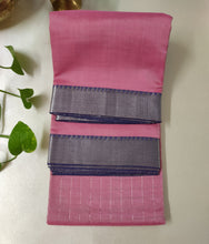 Load image into Gallery viewer, Mangalam - Pinkish Peach Chequered