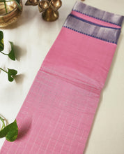 Load image into Gallery viewer, Mangalam - Pinkish Peach Chequered