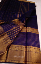 Load image into Gallery viewer, Kanchi Chequered- Navy Blue