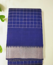 Load image into Gallery viewer, Mangalam - Royal Blue Chequered