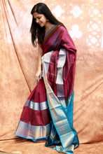 Load image into Gallery viewer, Kanchi Chequered- Rani Pink
