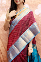 Load image into Gallery viewer, Kanchi Chequered- Rani Pink

