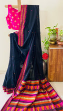Load image into Gallery viewer, Kapas - Dongaria Cotton Black &amp; Pink
