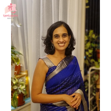 Load image into Gallery viewer, Mangalam - Royal Blue Chequered
