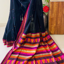 Load image into Gallery viewer, Kapas - Dongaria Cotton Black &amp; Pink

