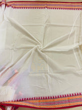 Load image into Gallery viewer, Kapas - Dongaria Cotton White &amp; Pink
