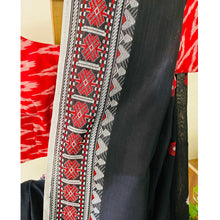 Load image into Gallery viewer, Kapas - Assam Cotton Black &amp; Red
