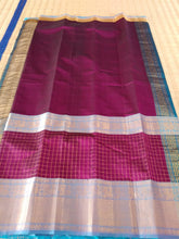 Load image into Gallery viewer, Kanchi Chequered- Rani Pink
