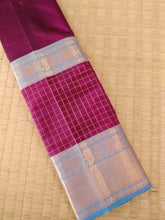 Load image into Gallery viewer, Kanchi Chequered- Rani Pink
