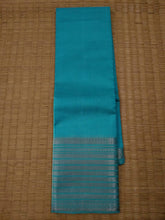 Load image into Gallery viewer, Temple Border Saree Aqua
