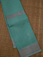 Load image into Gallery viewer, Triple Nijam Border Saree Aqua

