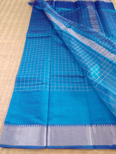 Load image into Gallery viewer, Mangalam - Blue Chequered

