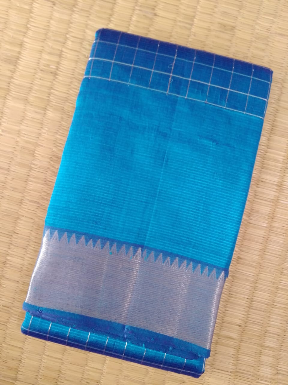 Mangalam - Blue Chequered