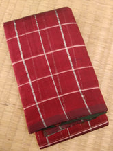 Load image into Gallery viewer, Zari Chequered - Maroon
