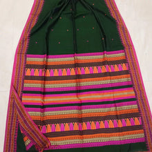 Load image into Gallery viewer, Kapas - Dongaria Cotton Green &amp; Pink
