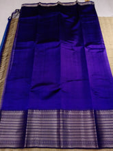 Load image into Gallery viewer, Temple Border Saree Royal Blue
