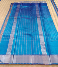 Load image into Gallery viewer, Mangalam - Blue Chequered
