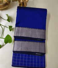 Load image into Gallery viewer, Mangalam - Royal Blue Chequered
